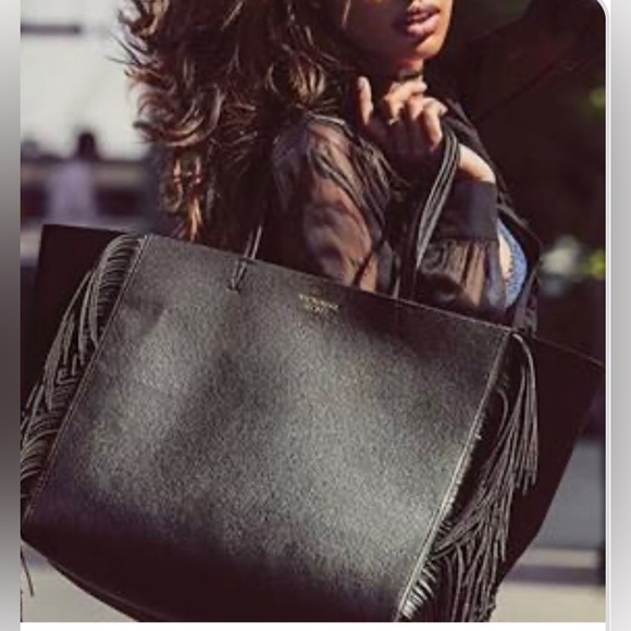 Victoria's Secret Handbags - VICTORIA’S Secret Fringe Tote Bag NWT